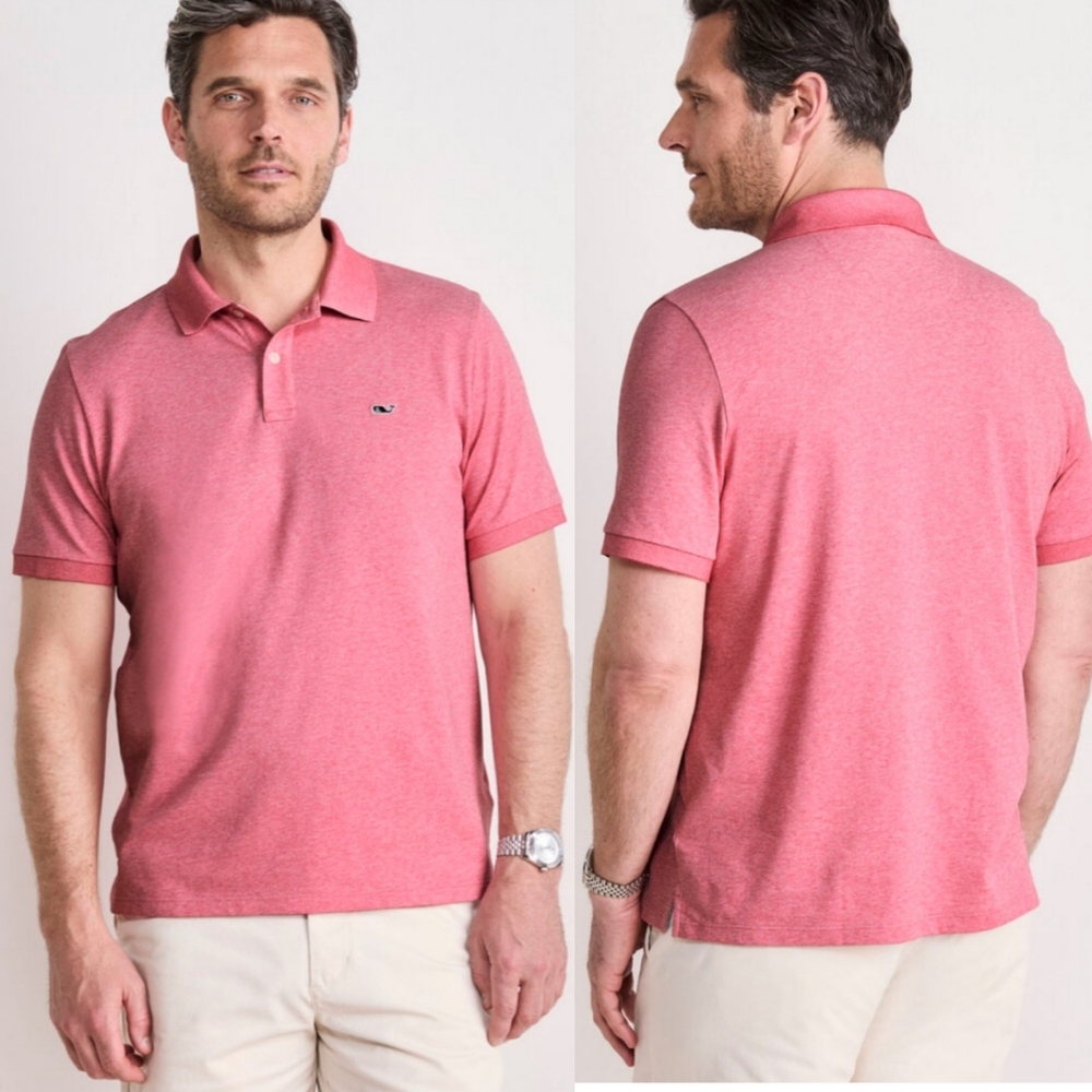 Vineyard Vines | Edgartown Pique Red Polo